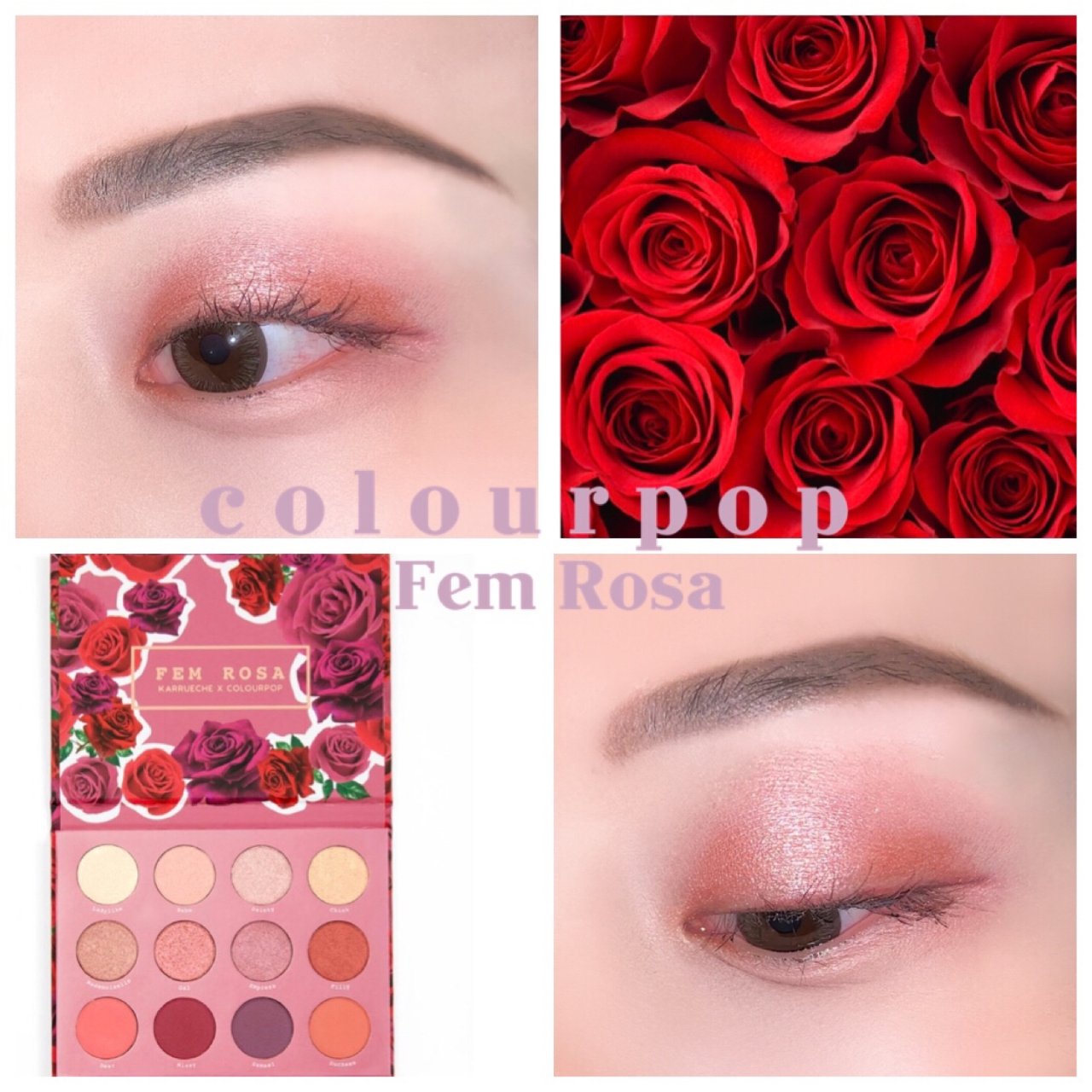 Colourpop,Colourpop eyeshadow,Fem Rosa,16美元