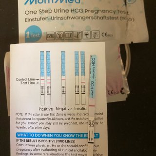 MomMed排卵验孕试纸试剂盒测试...