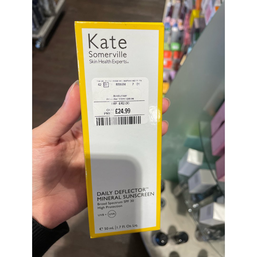 Kate Somerville,Kate Somerville Daily Deflector™ Mineral Sunscreen 50ml - LOOKFANTASTIC