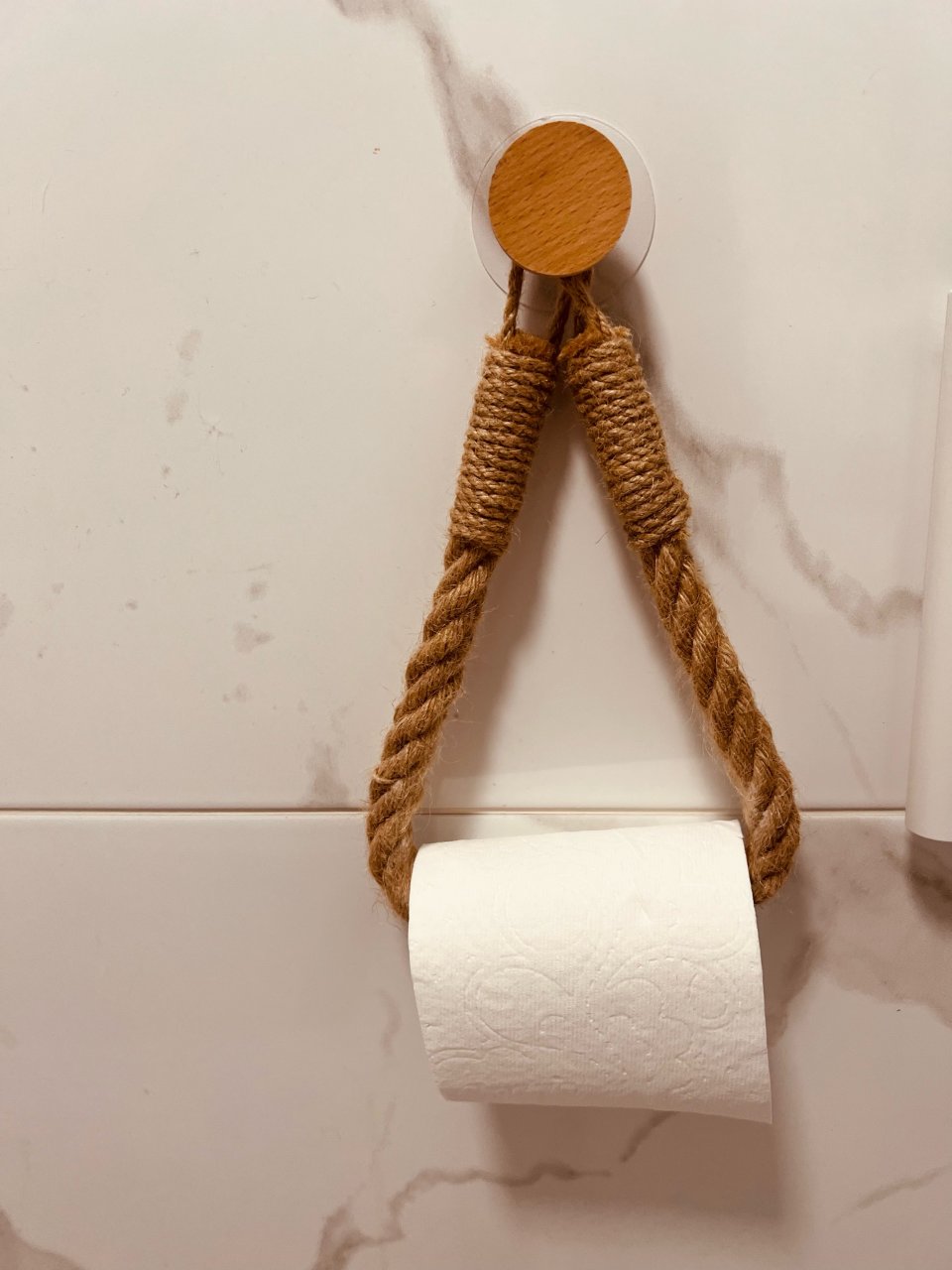 Nail-free Paper Towel Holders Towel Rack Bathroom Towel Hook Toilet Paper Holder Towel Rack Beige Hemp Color - Paper Holders - AliExpress