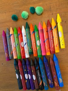 不插电童年—宅家带娃必备的一款绘画装备：蜡笔