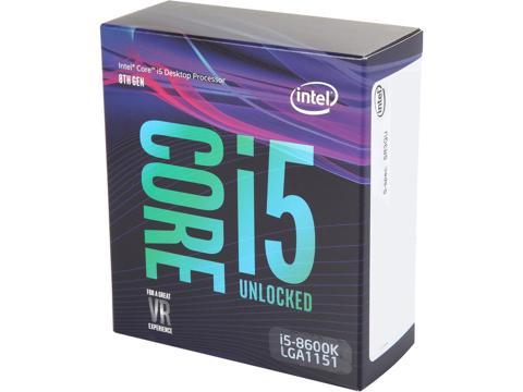 Intel Core i5-8600K Coffee Lake 6-Core 3.6 GHz (4.3 GHz Turbo) LGA 1151 (300 Series) 95W 电脑芯片