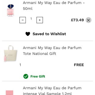 Armani My Way Eau de Parfum - 50ml - LOOKFANTASTIC