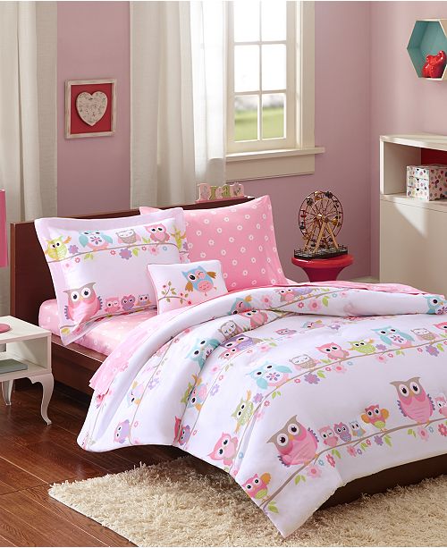 Mi Zone Wise Wendy 8-Pc. Reversible Queen Comforter Set Bed & Bath - Bed in a Bag - Macy's被子