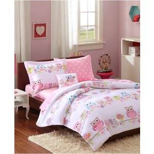 $75 Mi Zone Wise Wendy 8-Pc. Reversible Queen Comforter Set Bed & Bath - Bed in a Bag - Macy s被子