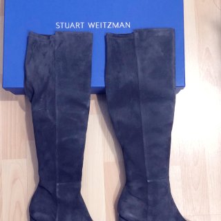 Stuart Weitzman 斯图尔特·韦茨曼,Eloise Suede Knee-High Boots