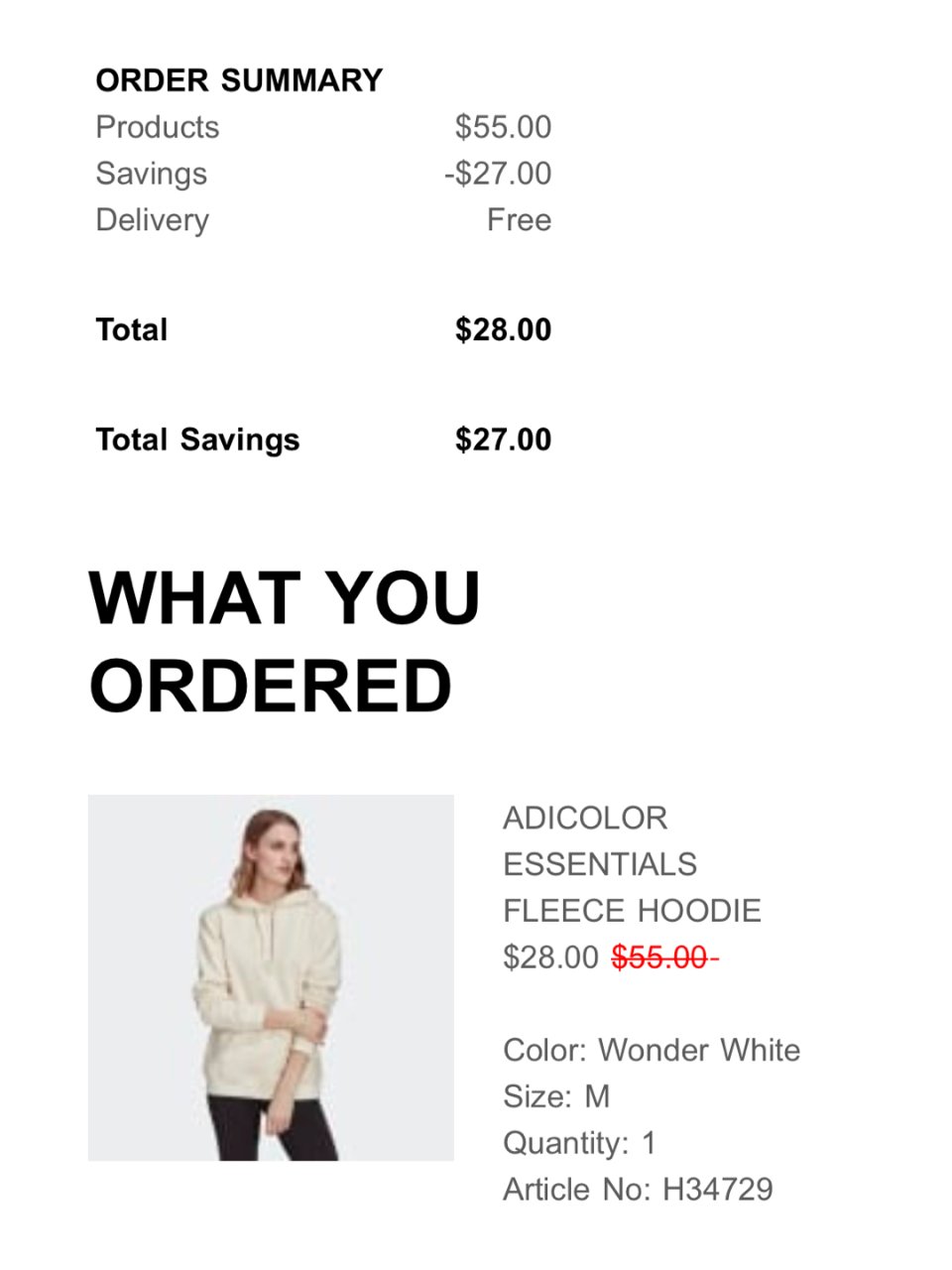 Adidas 阿迪达斯,adidas Adicolor Essentials Fleece Hoodie - White | adidas US
