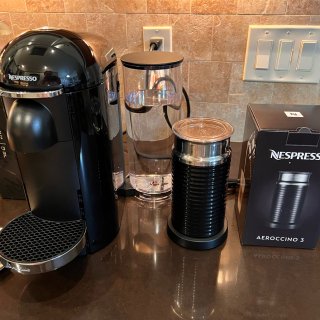 新购入的 Nespresso 咖啡机 ...