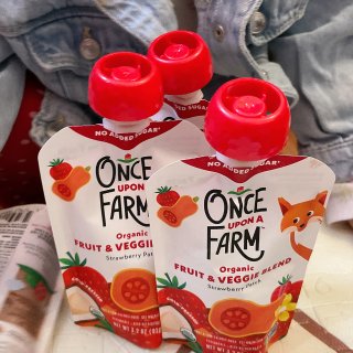 Once Upon a Farm | Organic Fruit & Veggie Blend Baby Sampler | Apple Blueberry, Pineapple Banana Kale, Mango, Apple Carrot Beet Ginger | Cold-Pressed | No Sugar Added | Dairy-Free Plant Based | Variety Pack of 24 : Baby