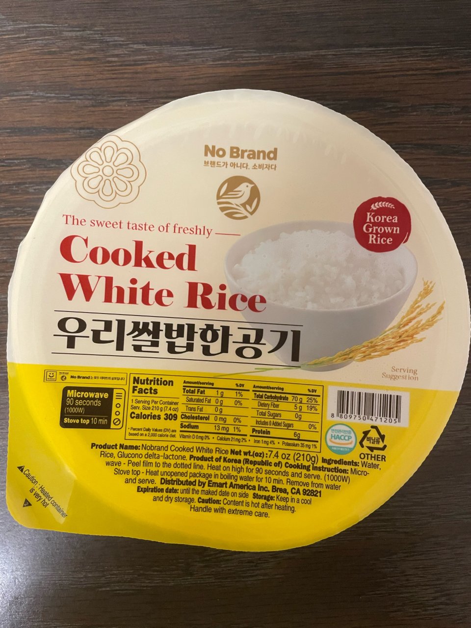 韩国No Brand即食白米饭...