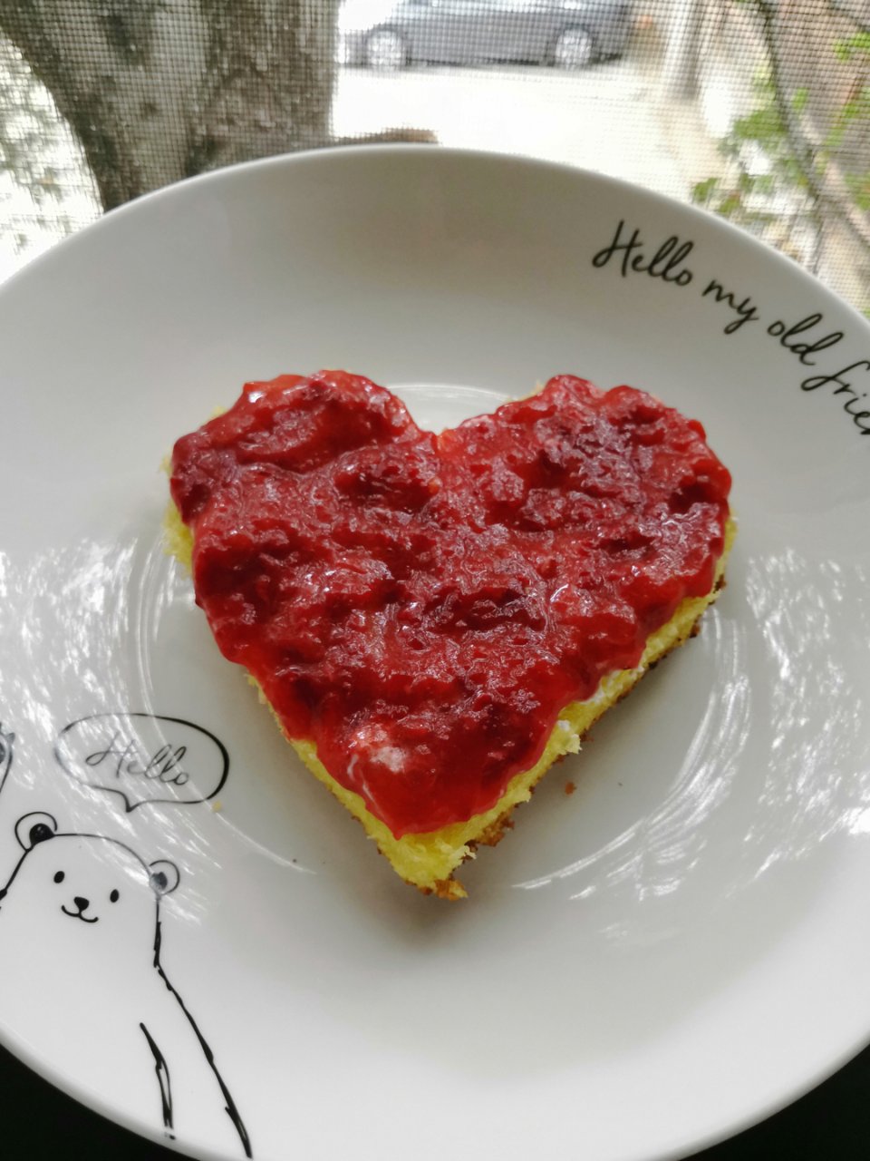 晒草莓🍓蛋糕
