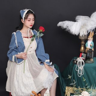 童话风自拍教程🐰爱丽丝梦游仙境妆造分享...
