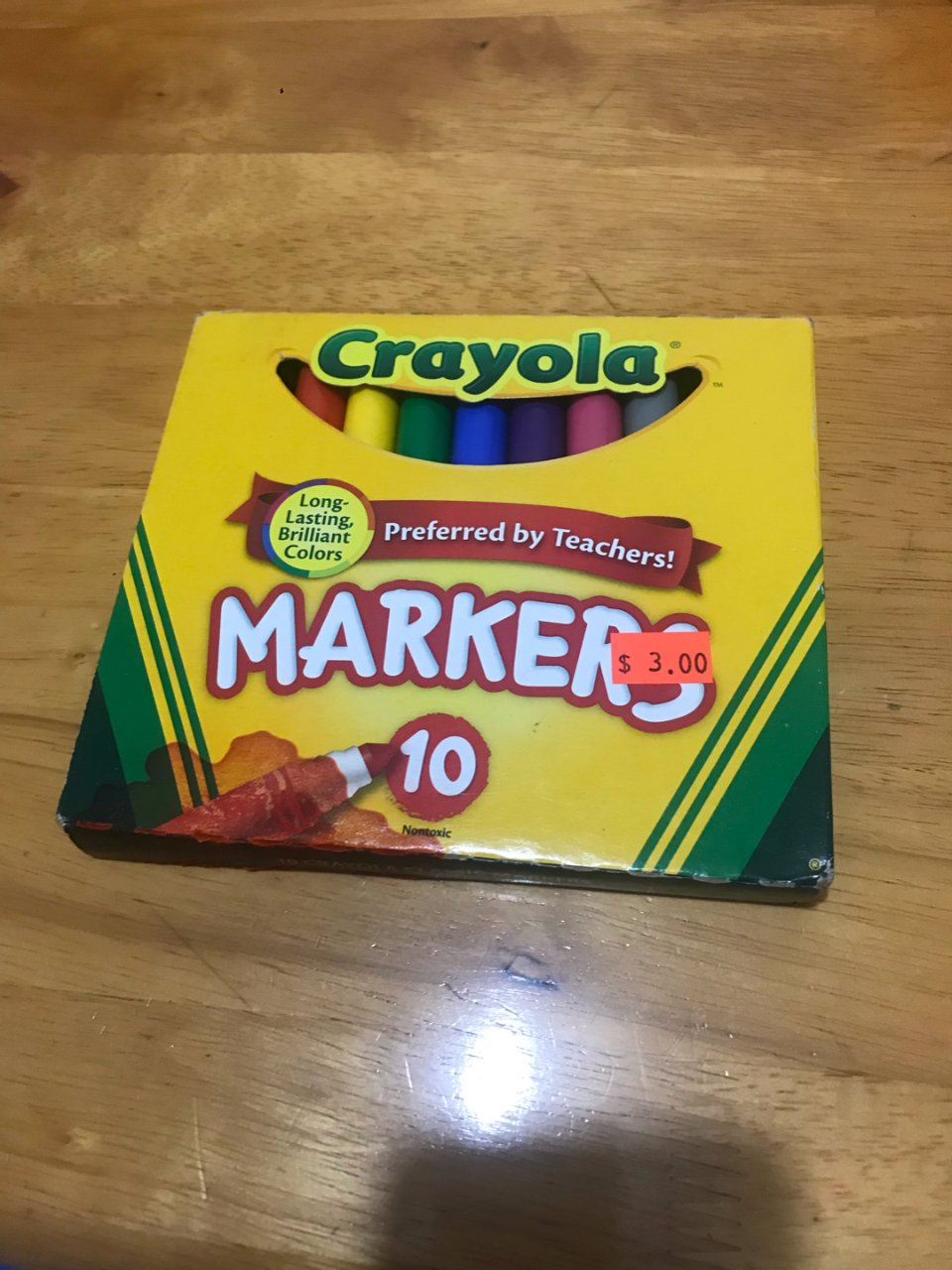 Crayola Markers,3.00美元