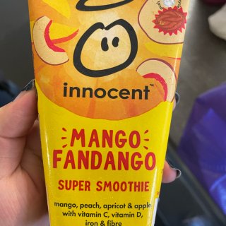Tesco可以买到的芒果smoothie...