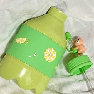 「微众测」创意马卡龙色系快乐水陶瓷水瓶-...