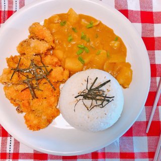日式咖喱鸡排饭 | 浓郁的咖喱➕酥脆的鸡...