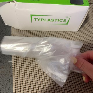 Amazon 上买的透明垃圾袋...