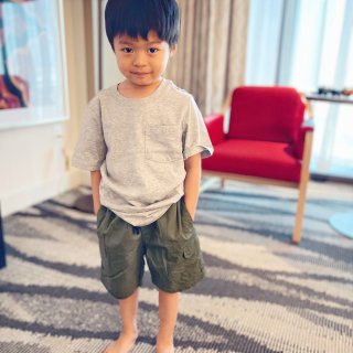 Kid Heather Pocket Jersey Tee | carters.com,Toddler Green Pull-On Cargo Shorts | carters.com