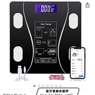 智能蓝牙体重秤JUDONGJU Bluetooth Smart Scales for Body Weight and Fat, Digital Bathroom Weight Scale Body Fat Measurement Device Health Monitor with Smartphone App 396lb (Black) - 北美省钱快报折扣爆料