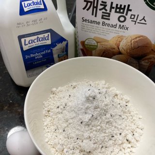 HMART芝麻麻糬面包预拌粉...