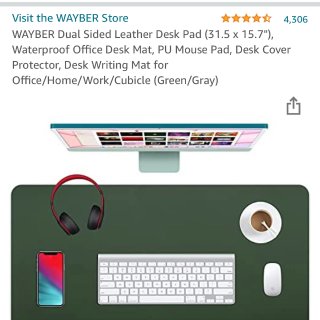 Amazon好物分享｜PU电脑桌垫...