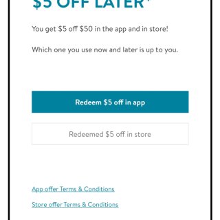 NR $5 OFF Now $5 OFF...