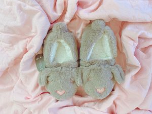 🔆Walmart#🐰可爱的兔子毛毛拖鞋