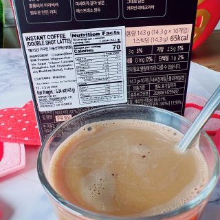 情人节 下午茶☕️ 韩式双倍加浓拿铁咖啡...