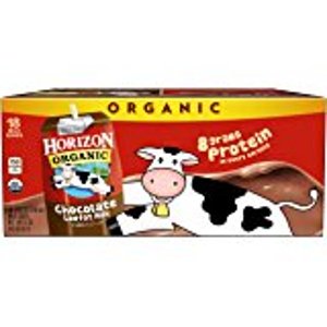 Horizon Organic Low Fat Organic Milk Box, Chocolate, 8 Ounce (Pack of 12)