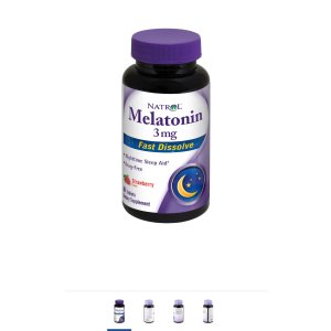 $2.14 褪黑素3毫克90粒Natrol Melatonin 3MG Fast Dissolve 90 ct | Meijer.com