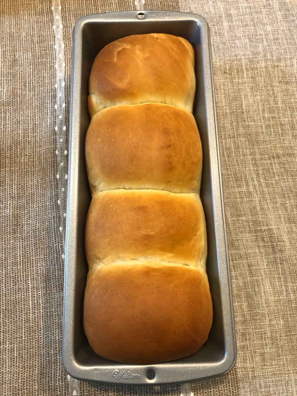 第四次烤的面包。。...