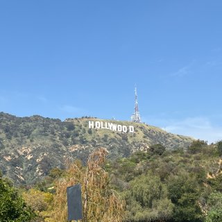 洛杉矶 - 好莱坞标志...