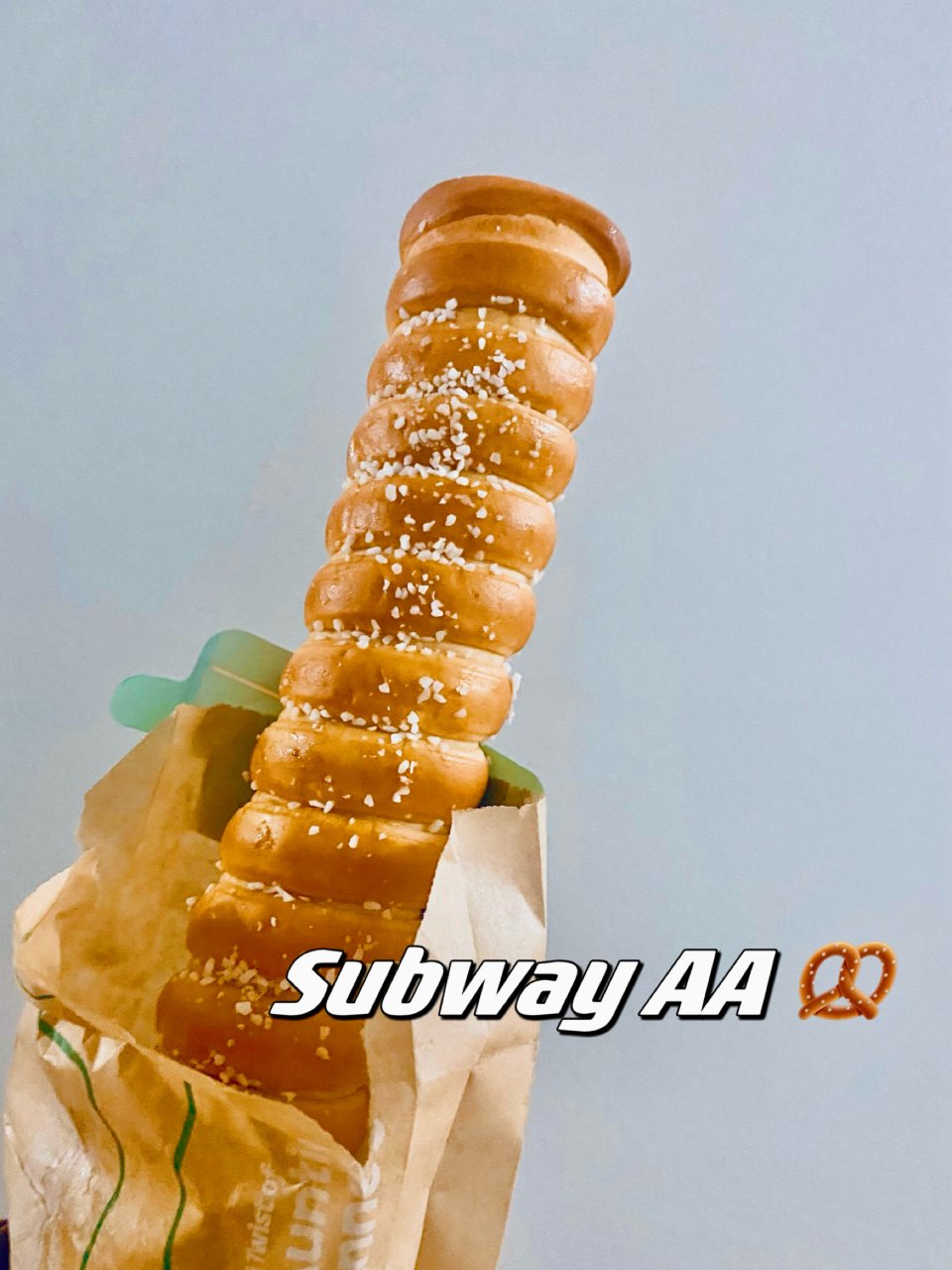 Subway AA Pretzel 🥨🥨...