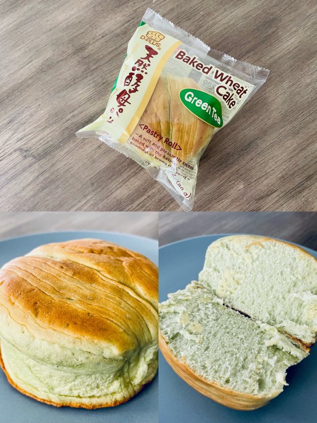 D-Plus 抹茶味天然酵母面包，...