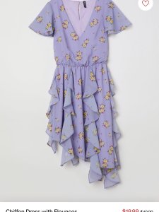 $19.99HM紫色小裙子：让你不费劲的融入梦幻的美景里
