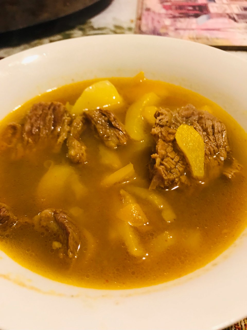 牛肉彩椒汤