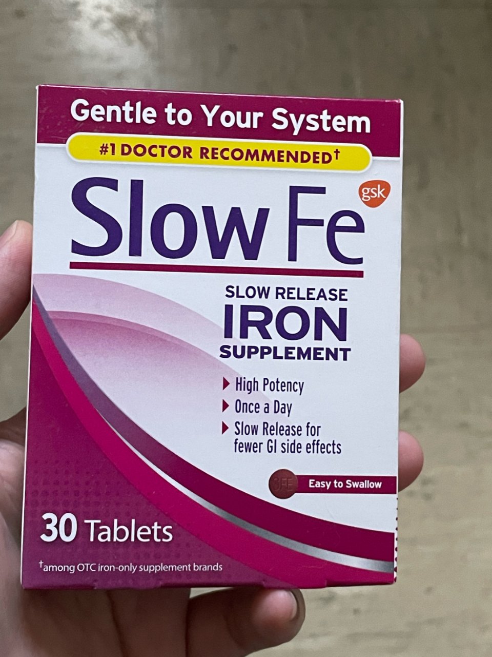 Slow Fe Slow Release Iron Supplement Tablets - 60ct : Target