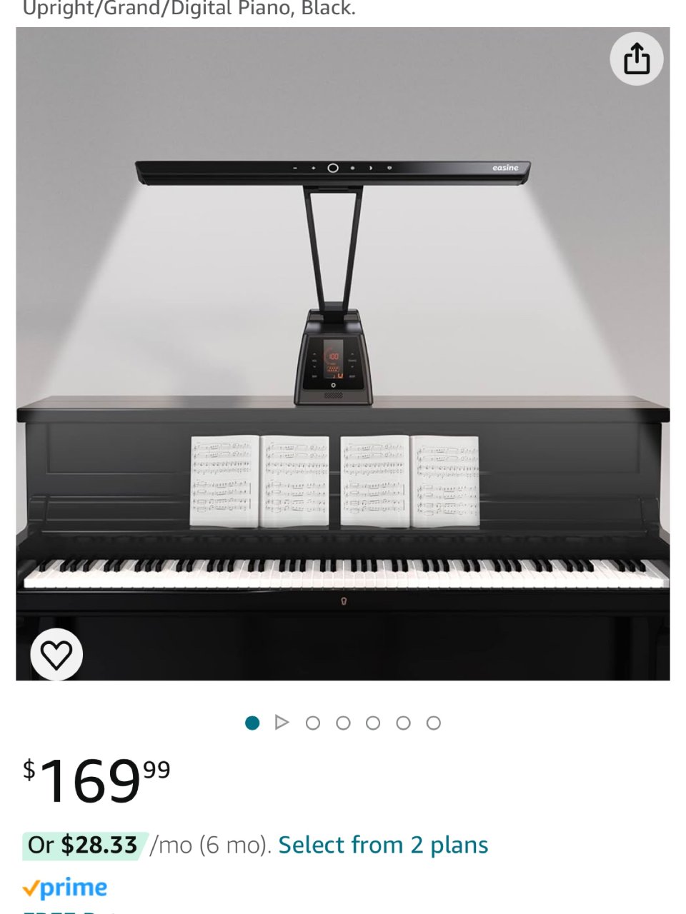 Amazon 好物推荐 钢琴灯直接➖80...