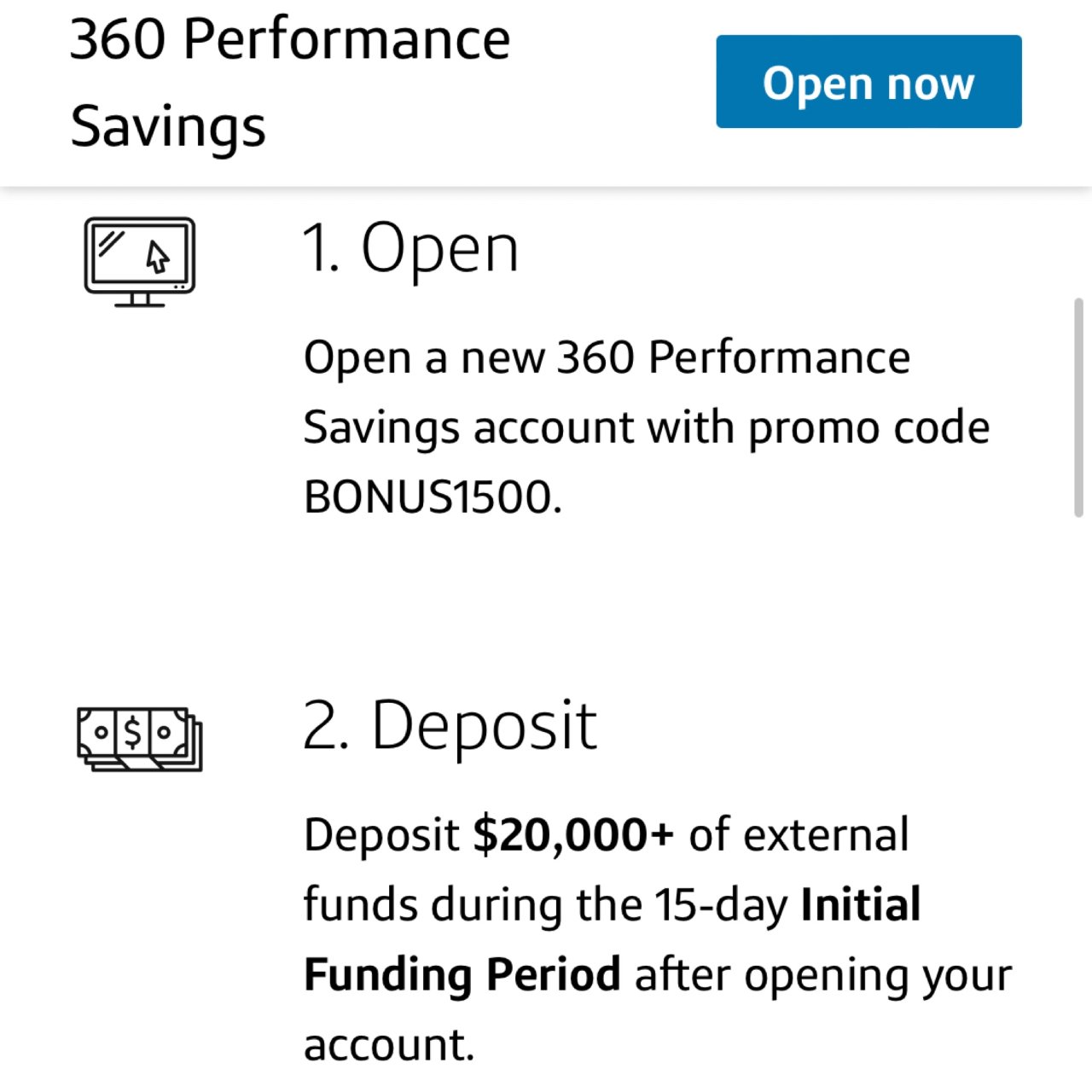 CapitalOne儲蓄帳戶開戶最多獎勵千5，快沖| 社区精选