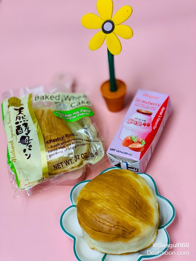 网红天然酵母面包：北海道奶油味👍