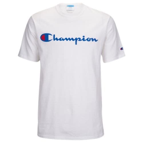 Champion Script 经典男士冠军T恤