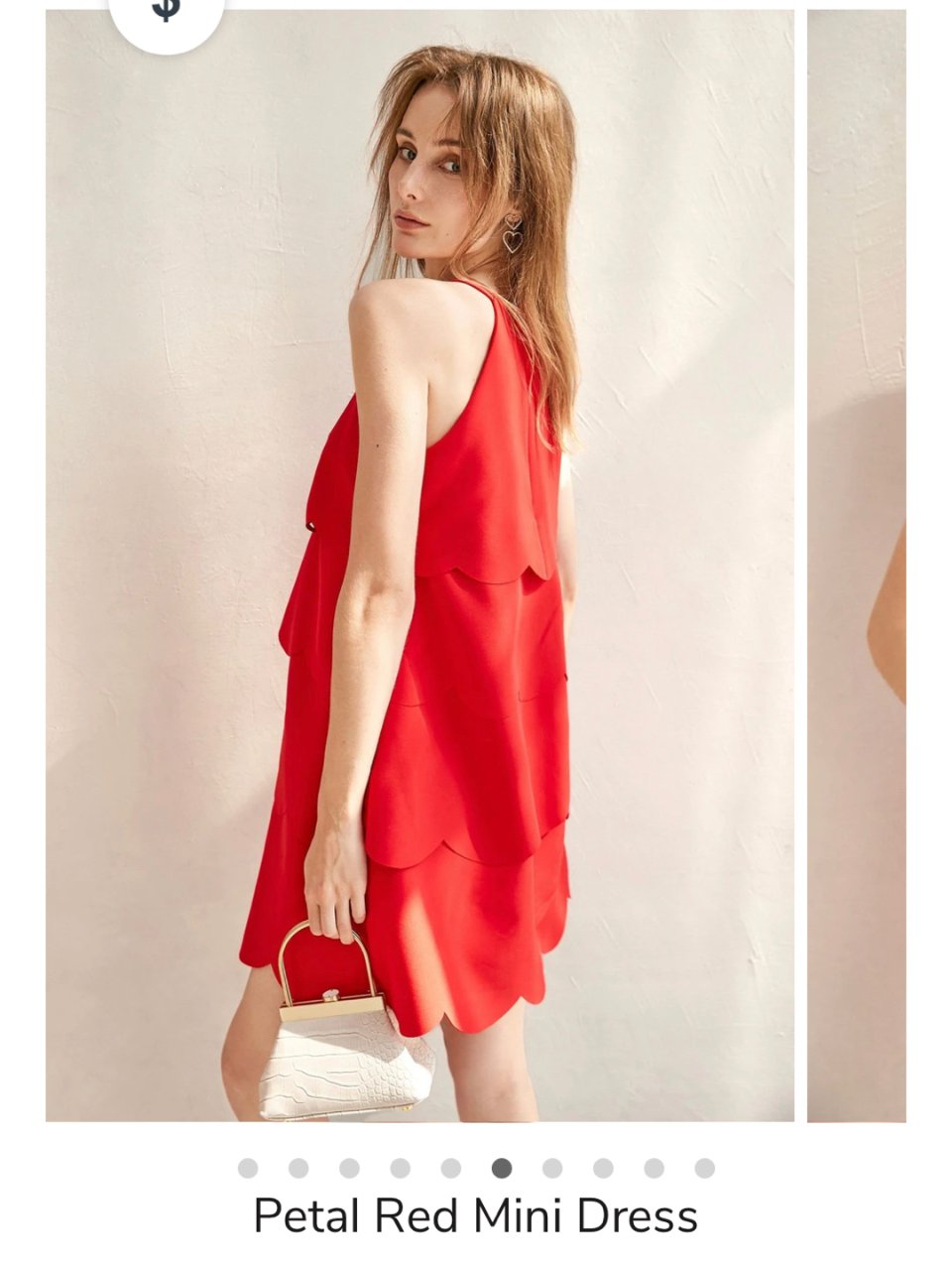 Red Petal Red Mini Dress | J.ING Women's Mini Dresses
