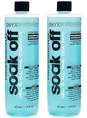 Onyx Professional Soak Off Coconut卸甲油 (16oz, 2瓶装)