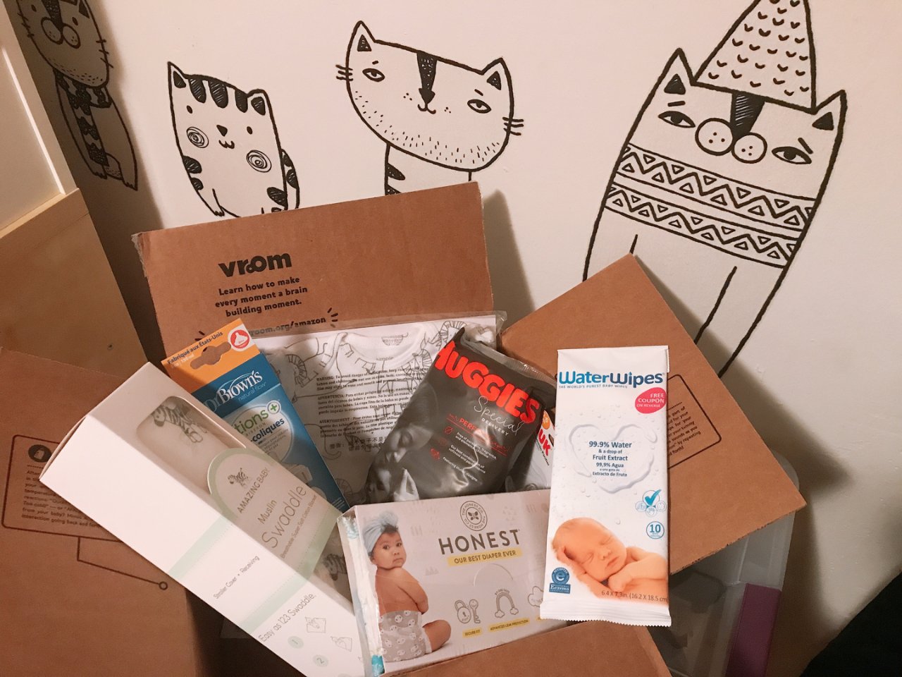 Amazon welcome box,新生儿礼包
