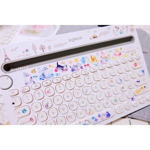 Logitech K480白键盘⌨️ 我的键盘我做主❤️