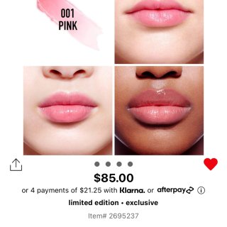 $1购入丝芙兰Dior唇膏化妆包套装😍...