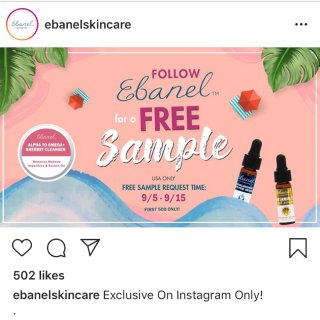 ebanel instagram现在有免...