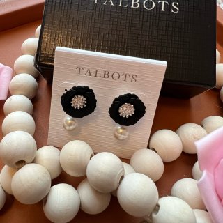 Talbots 小香风耳环，太🈶️高级感...
