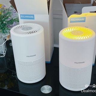 Air Purifiers for Bedroom, FULMINARE H13 Small Air Purifiers for Home Pets with HEPA Air Filter, Quiet Air Cleaner With Night Light, Remove 99.97% 0.01 Microns Dust, Smoke, Pollen