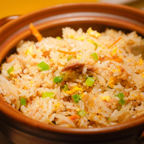 Duck Fried Rice with Black Pepper